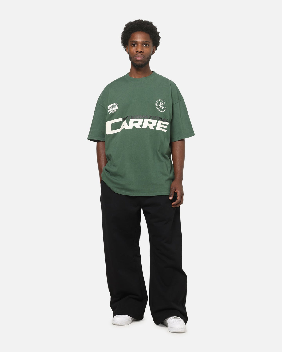 Carre International Globe T-Shirt Forest Green