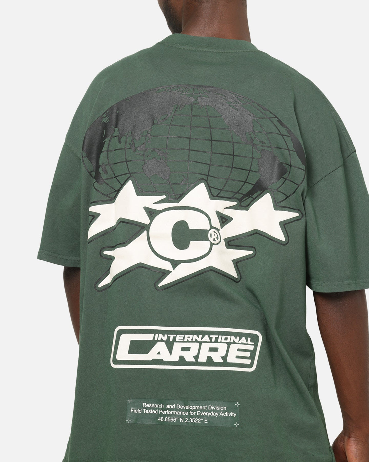 Carre International Globe T-Shirt Forest Green