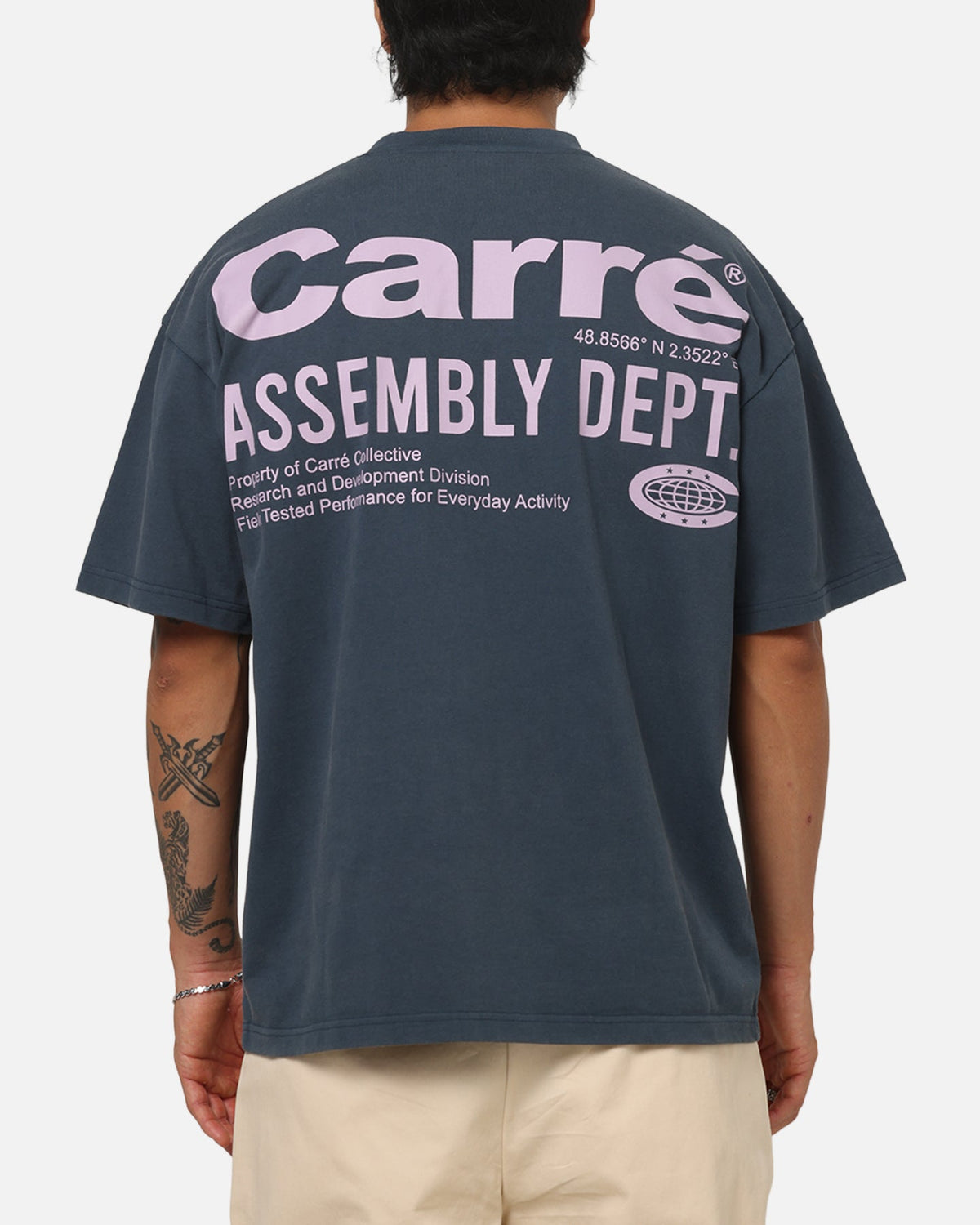 Carre Assembly Department T-Shirt Navy