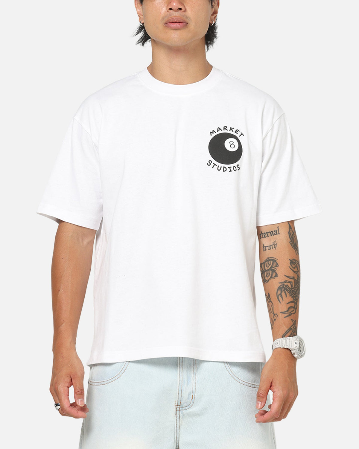 Market Eight Ball T-Shirt White