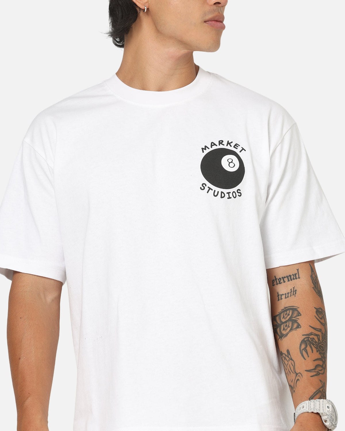 Market Eight Ball T-Shirt White