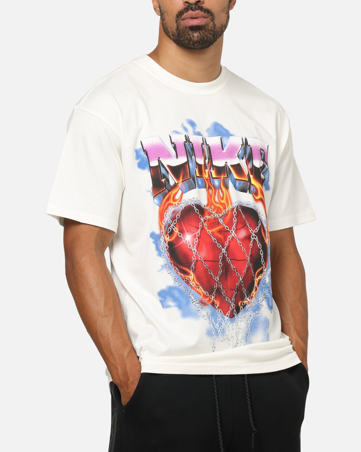 Nike Max90 Basketball T-Shirt White
