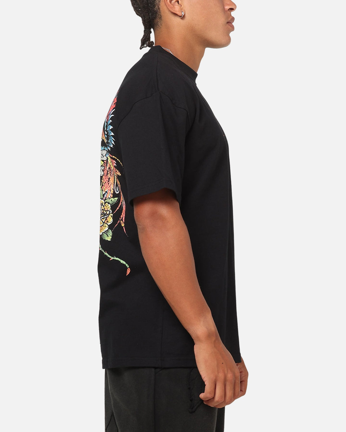 Ed Hardy Bloom T-Shirt Black