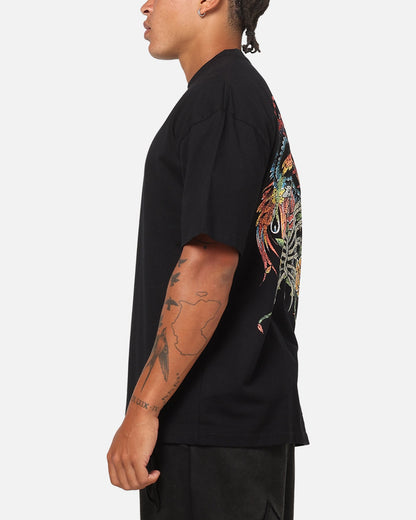 Ed Hardy Bloom T-Shirt Black