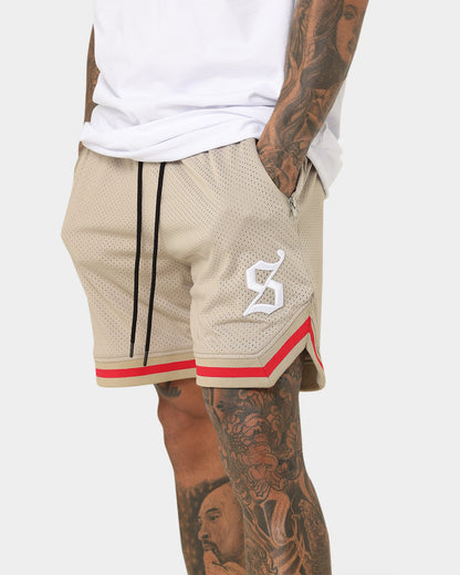 Saint Morta Envogue All-Star Basketball Shorts Stone/Red