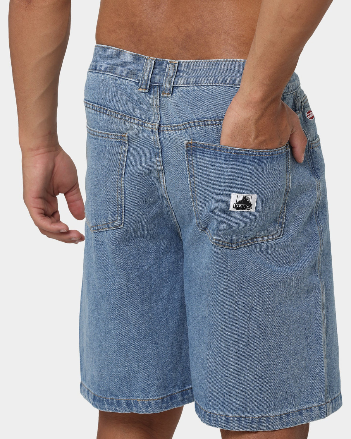 X-Large Bull Denim 91 Shorts Mid Blue