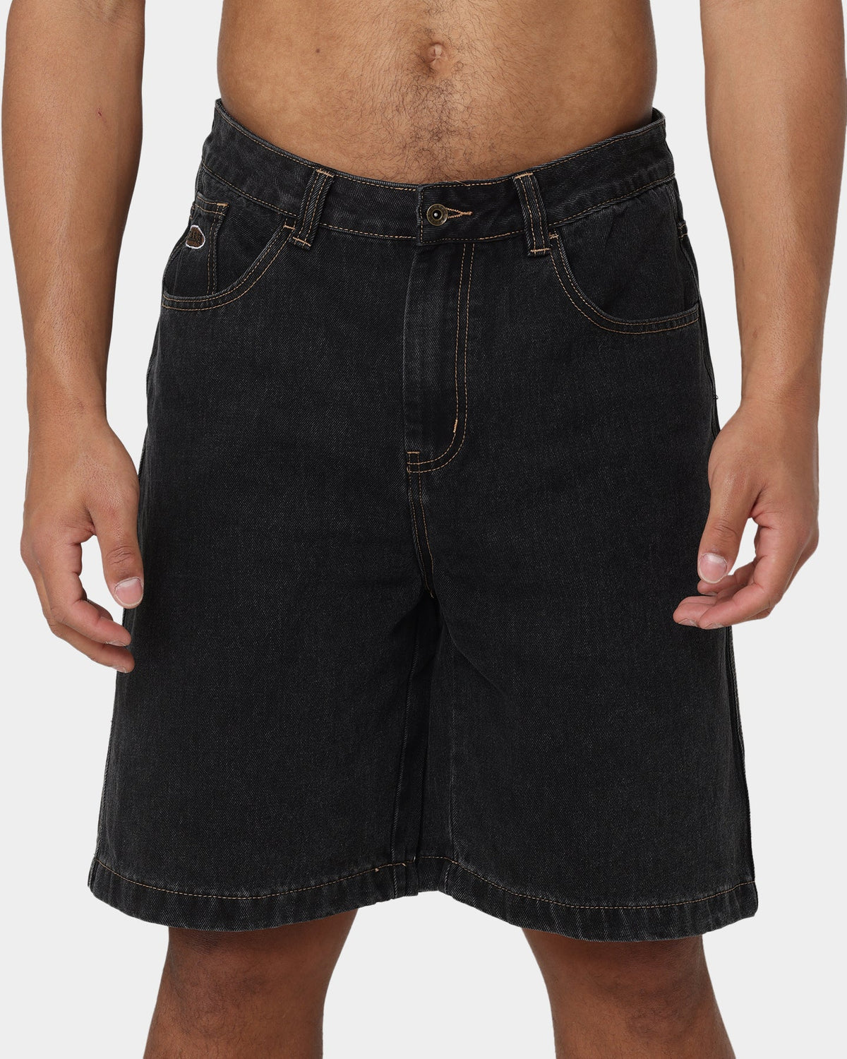 X-Large Bull Denim 91 Shorts Washed Black