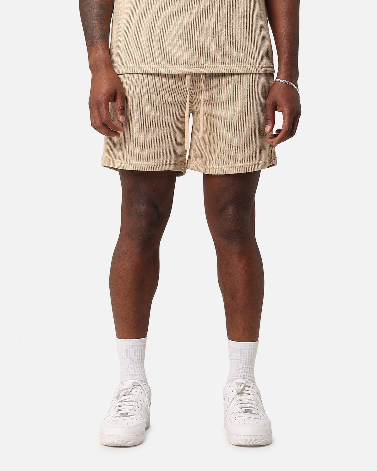 XXIII Broad Knit Shorts Tan