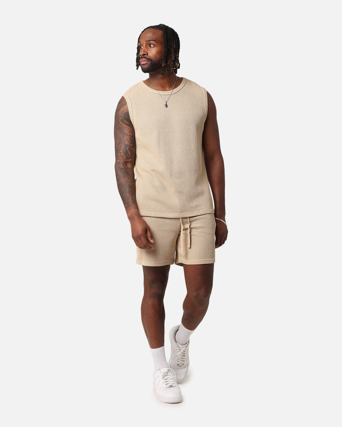 XXIII Broad Knit Shorts Tan