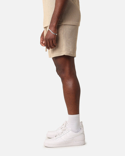XXIII Broad Knit Shorts Tan