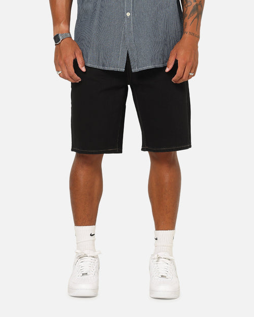 S Double Denim Standard Shorts Raw