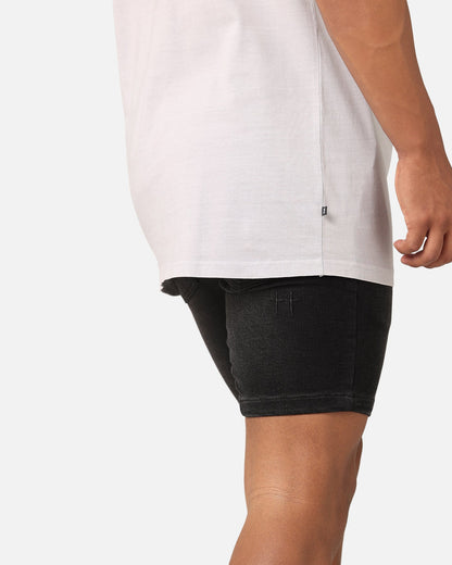 Saint Morta Correr Denim Shorts Washed Black