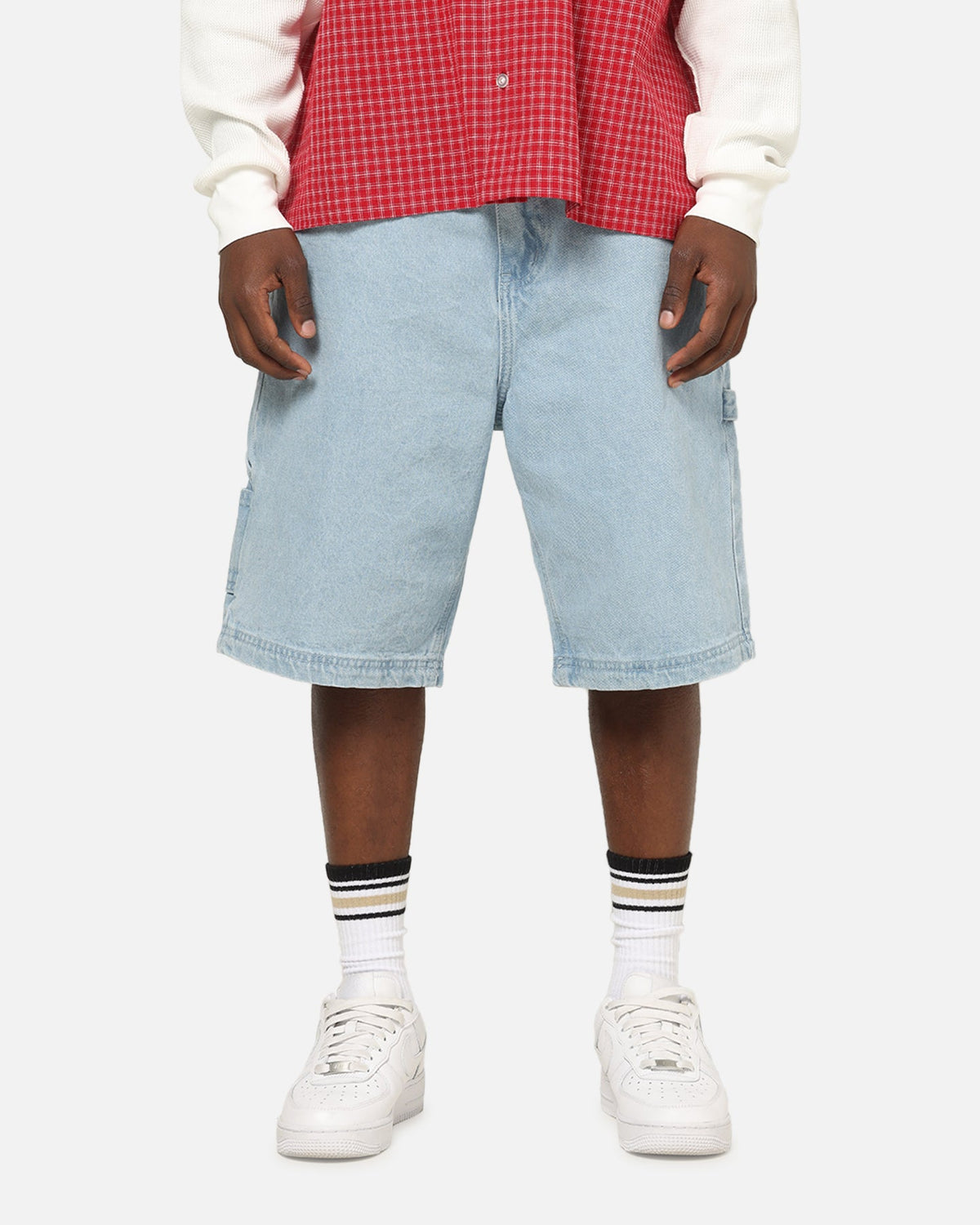 Carre Carpenter Jorts Light Blue Denim