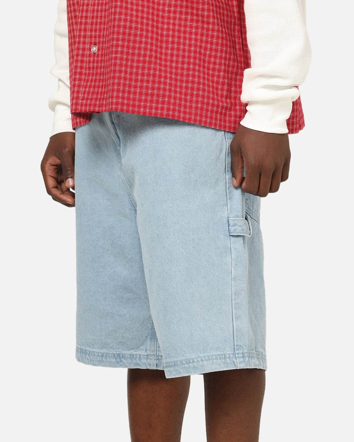 Carre Carpenter Jorts Light Blue Denim
