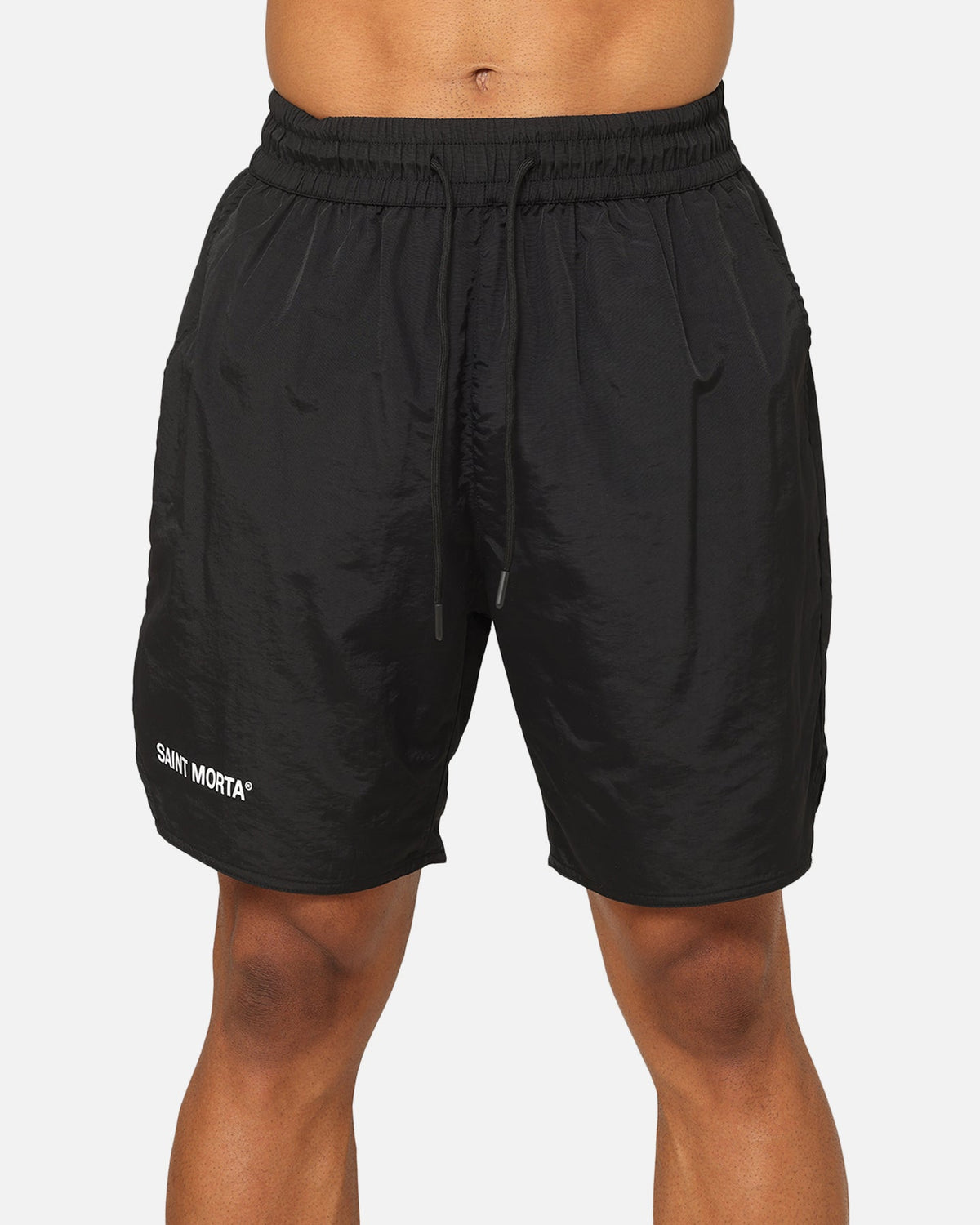 Saint Morta Official Nylon Shorts Black