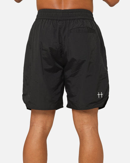 Saint Morta Official Nylon Shorts Black