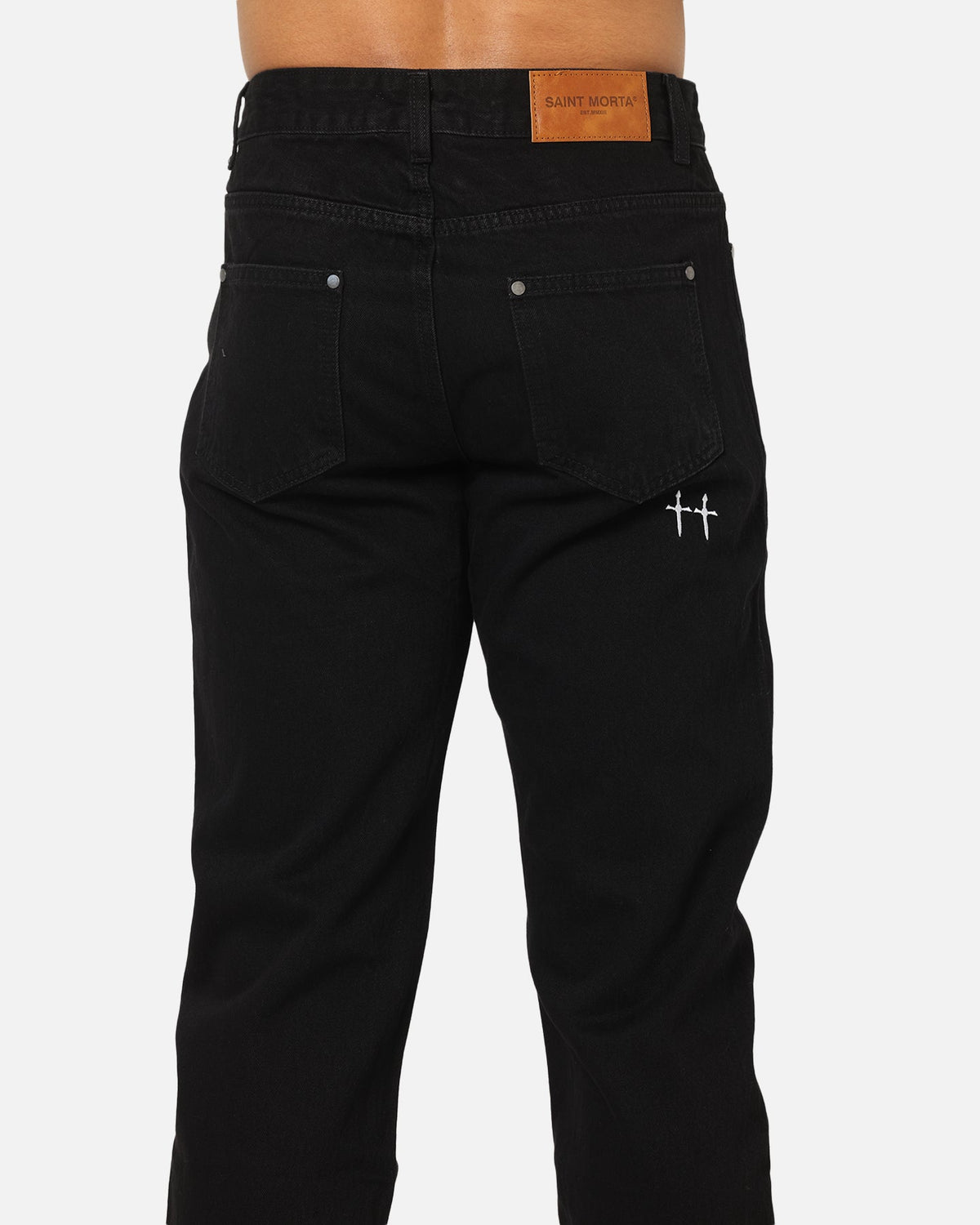 Saint Morta Psykhe Jeans Black Stonewash