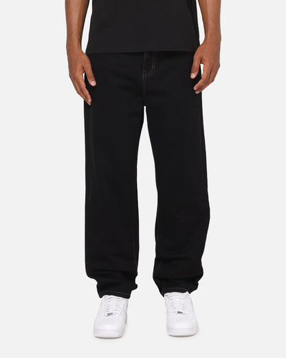 S Double Denim Standard Jeans Raw Black