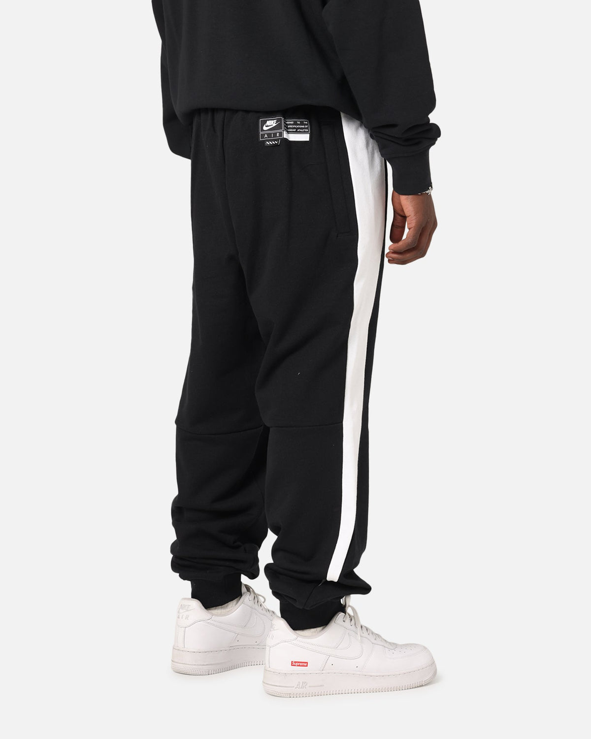 Nike Air Fleece Joggers Black/White/Black