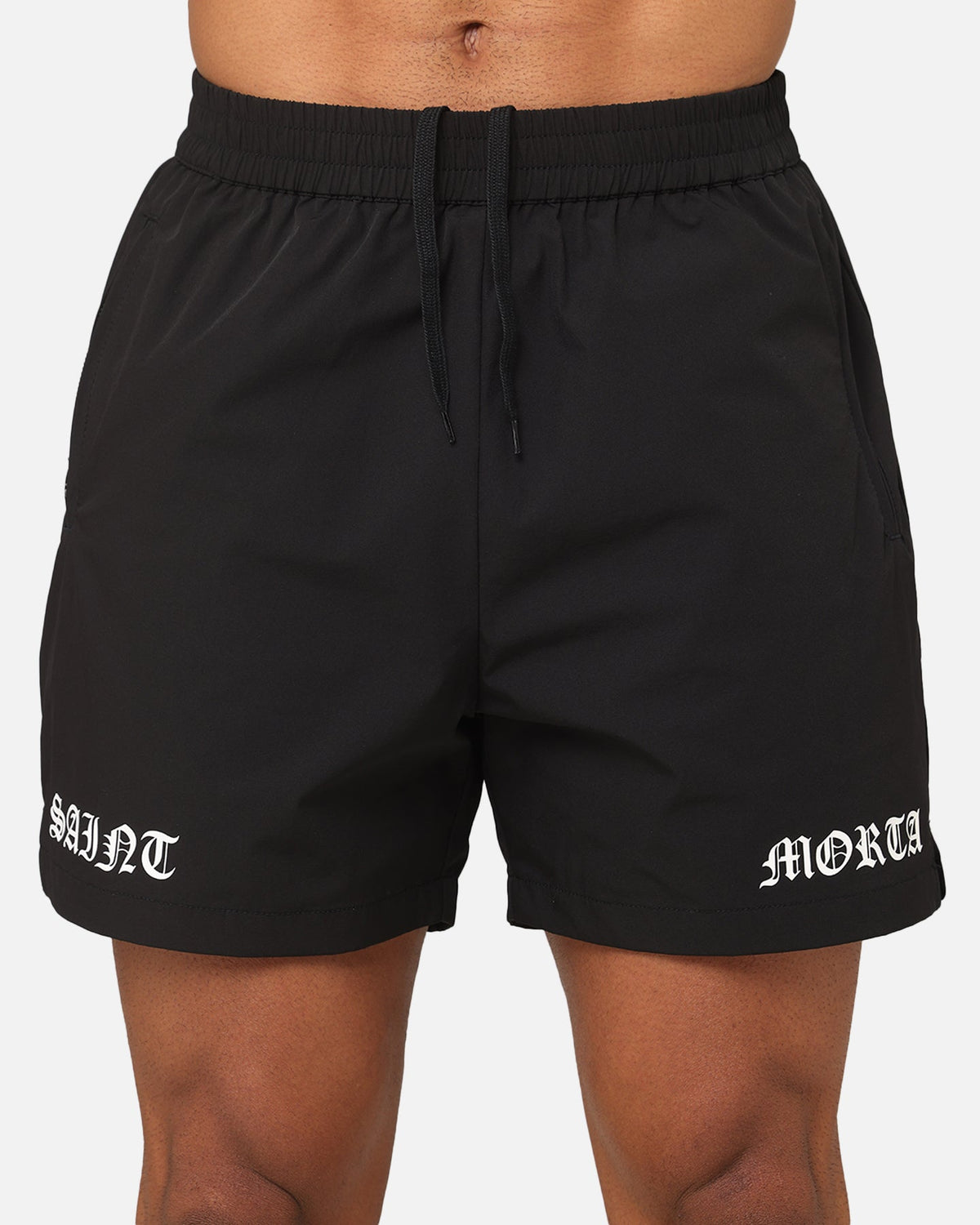 Saint Morta Gothic Training Shorts Black