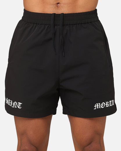 Saint Morta Gothic Training Shorts Black