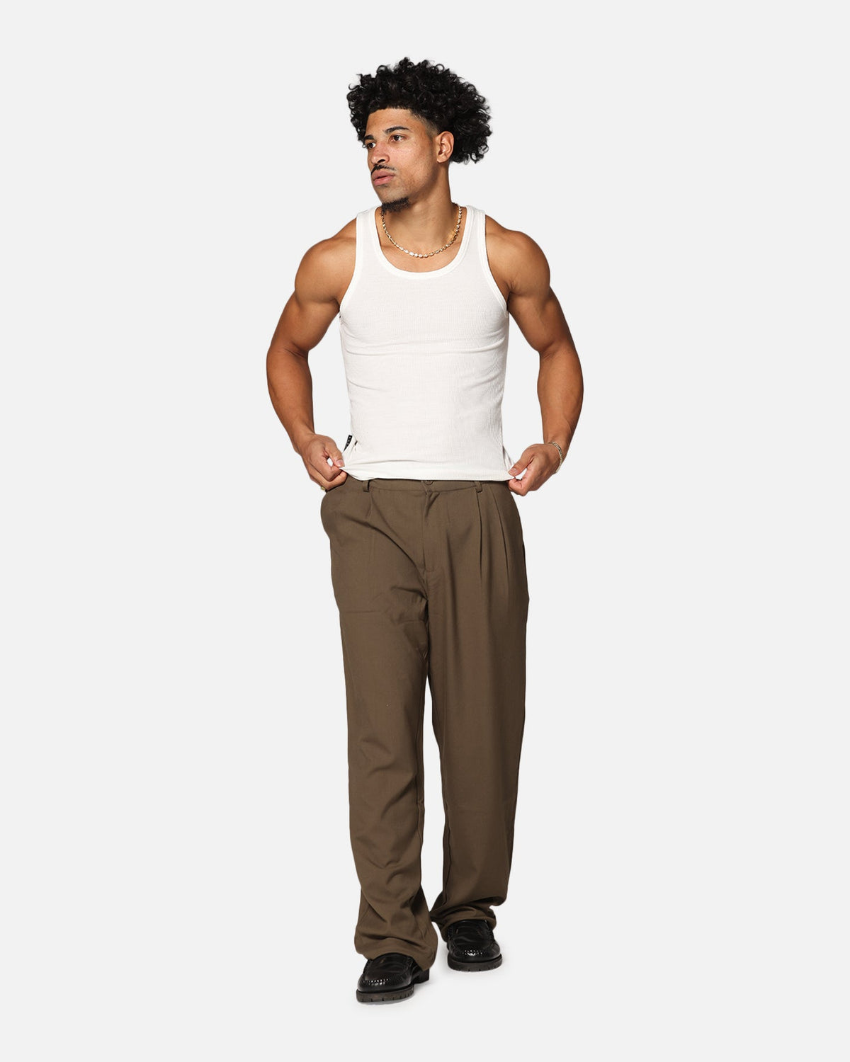 Carre Atlas Wide Leg Pants Khaki