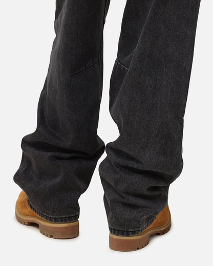 XXIII Women's Buckle Baggy Jeans Vintage Black