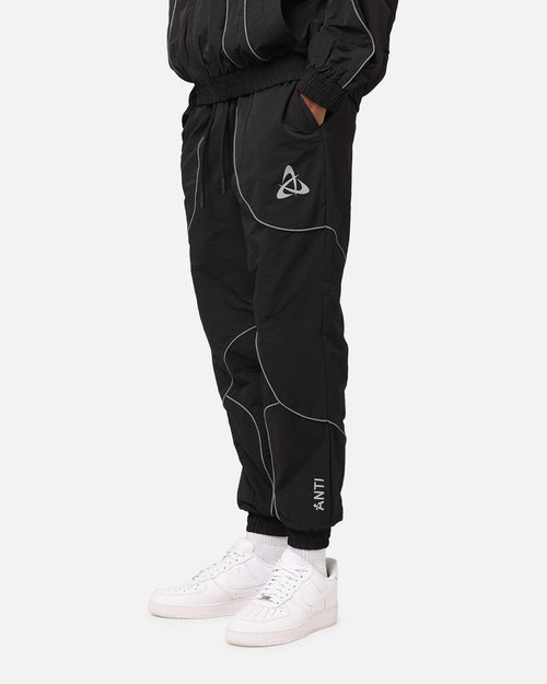 The Anti Order Stereo Nylon Track Jogger Black