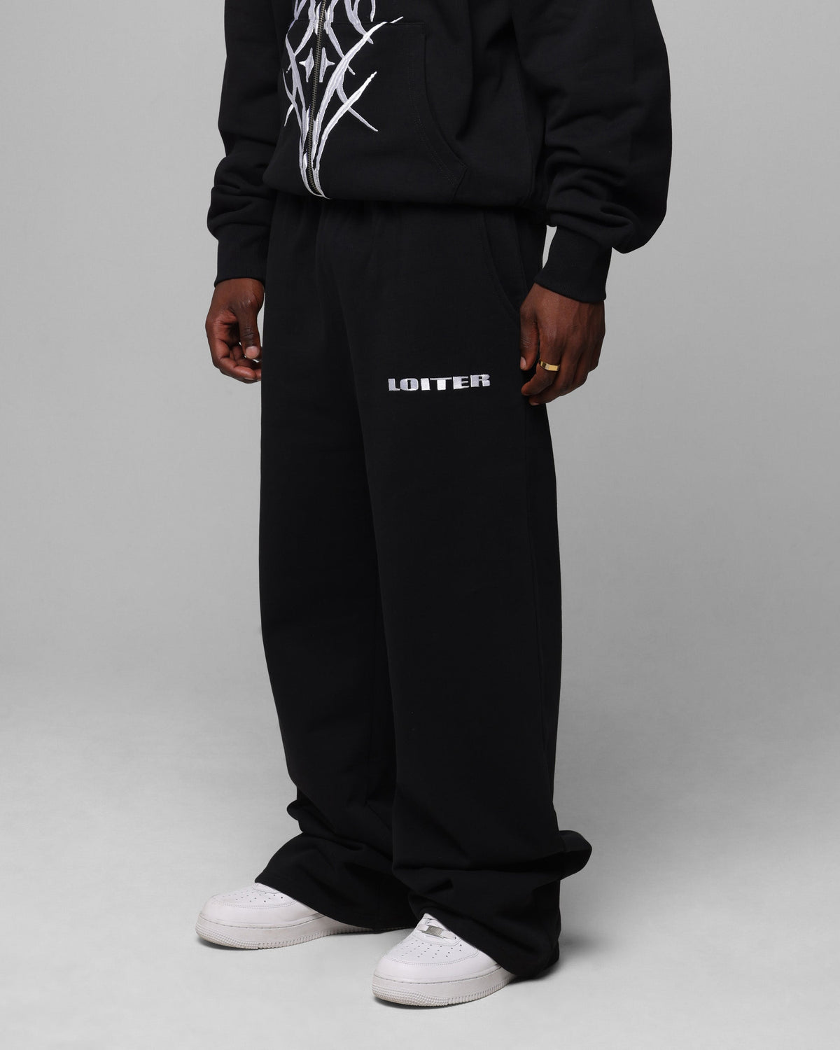 Loiter Blood Born Track Pants Black