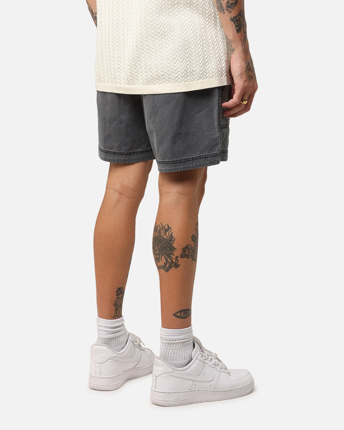 XXIII Court Shorts Washed Black