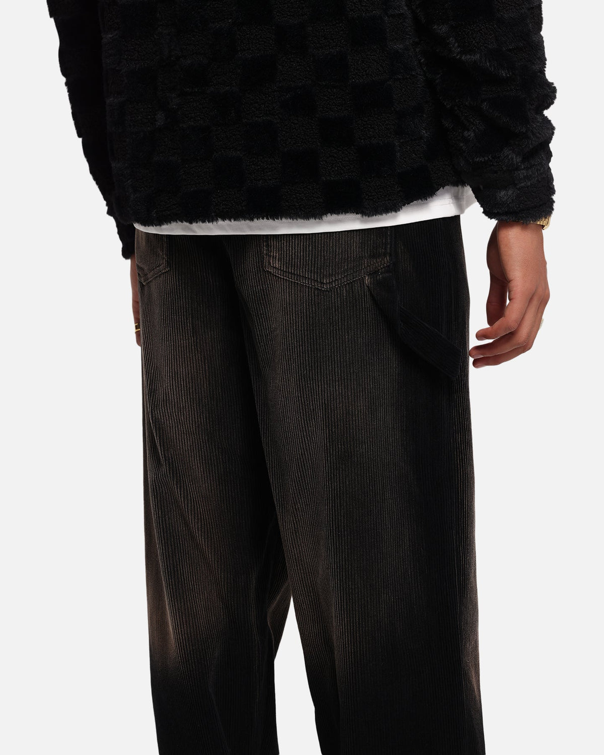 XXIII Corduroy Wash Pants Black
