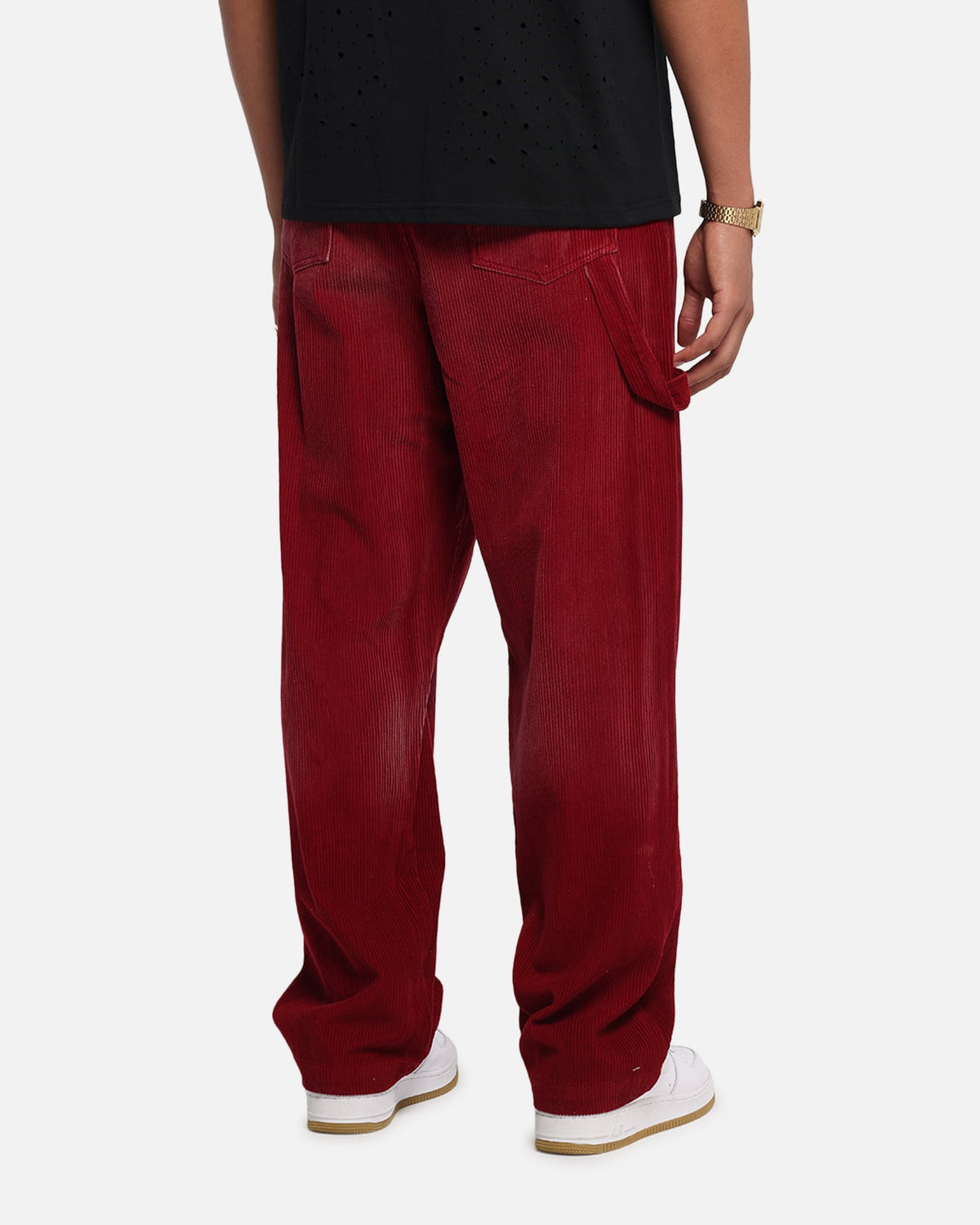 XXIII Corduroy Wash Pants Burgundy