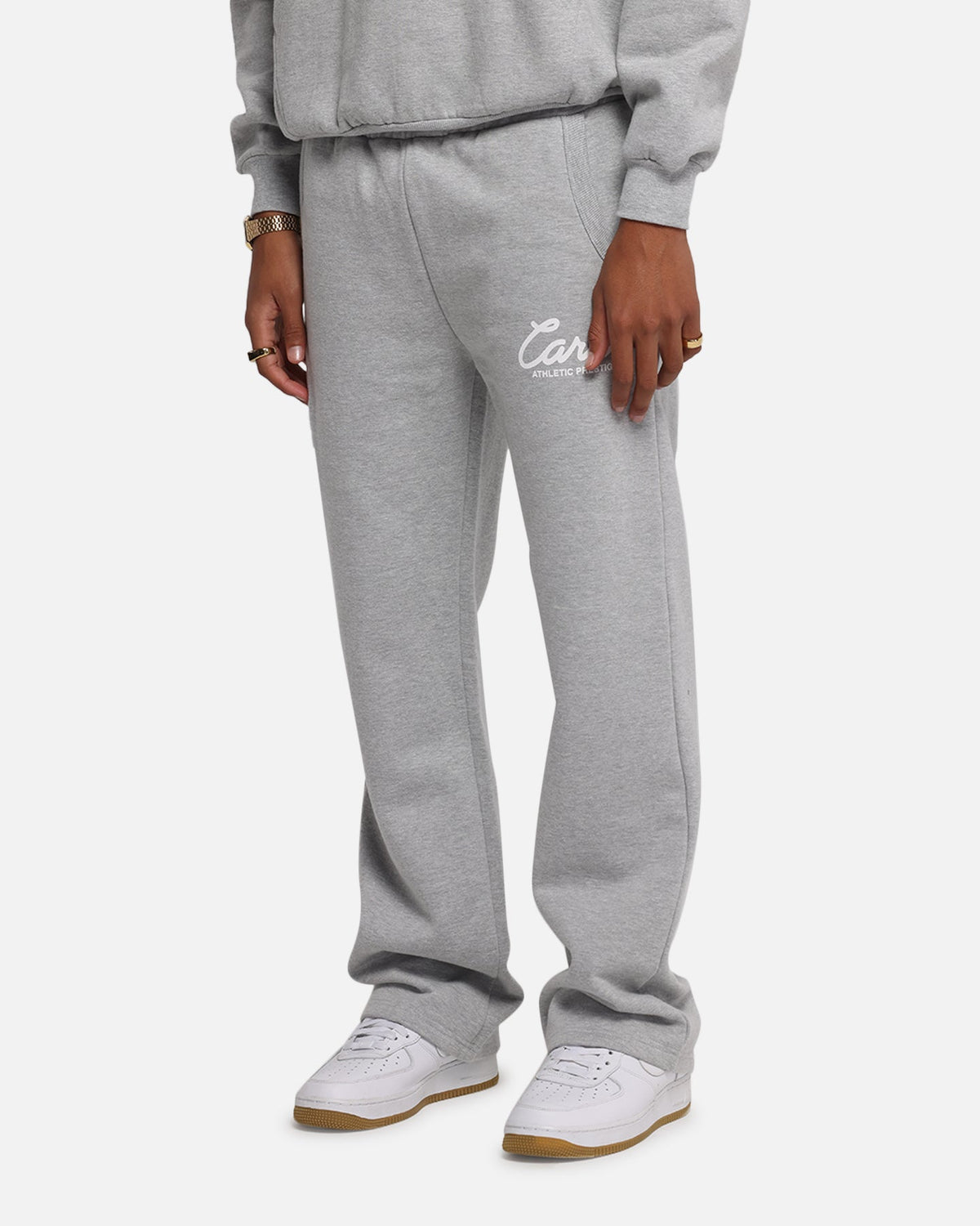 Carre Prestige Script Sweatpants Grey Marle