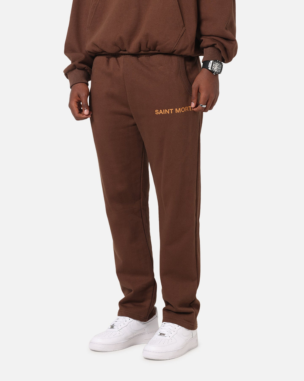 Saint Morta Sacred Script Track Pants Brown