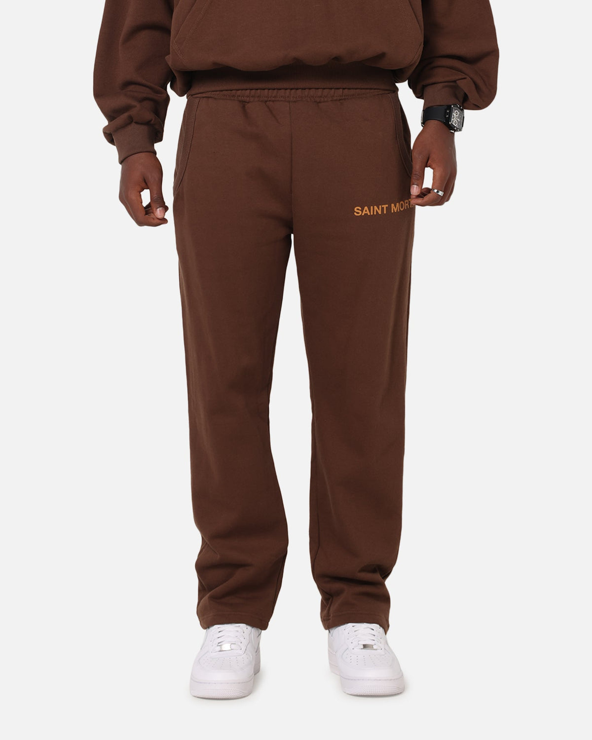 Saint Morta Sacred Script Track Pants Brown