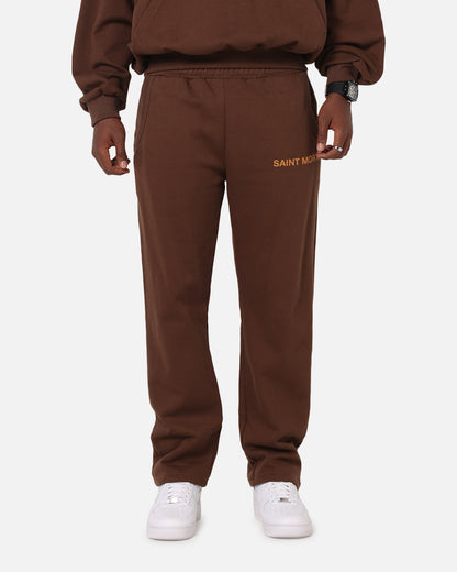 Saint Morta Sacred Script Track Pants Brown