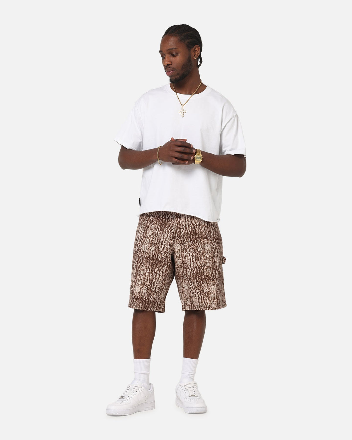 Carre Carpenter Jorts Tree Bark