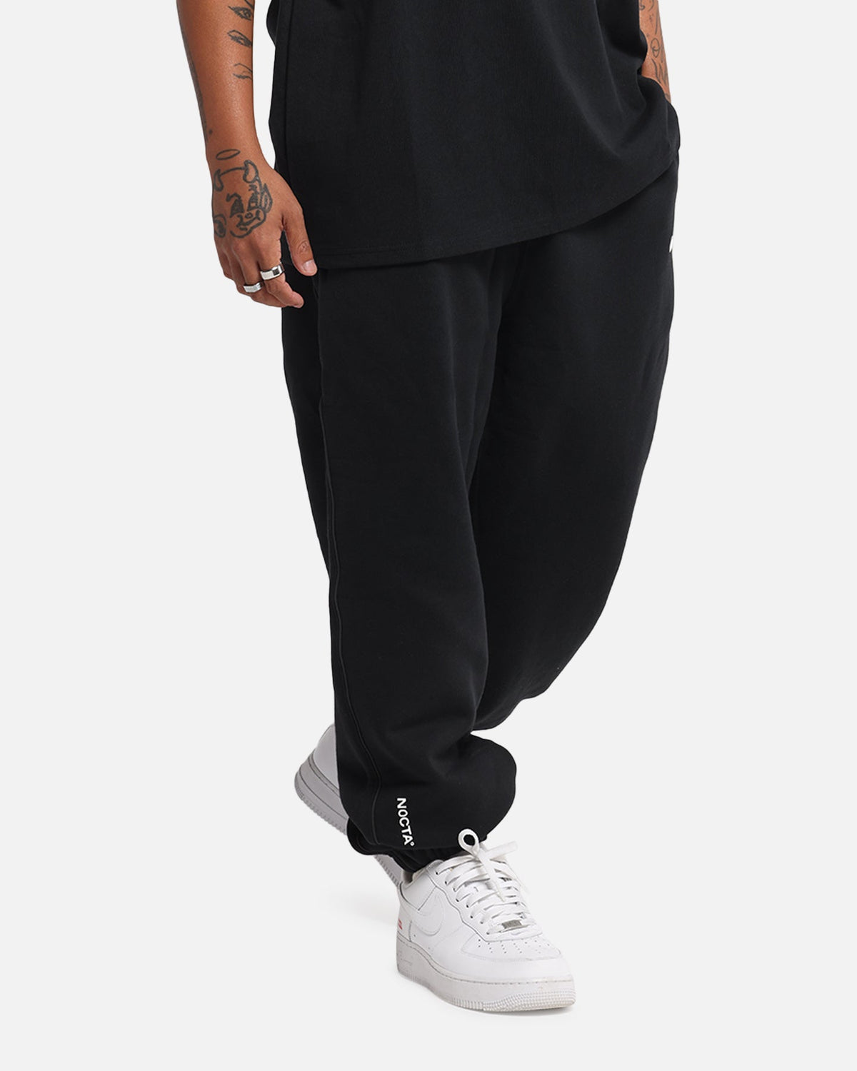 Nike Nocta Fleece CS Sweat Pants Black/White