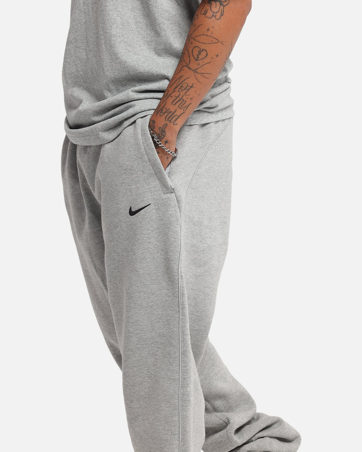 Nike Nocta Fleece CS Sweat Pants Dark Grey Heather