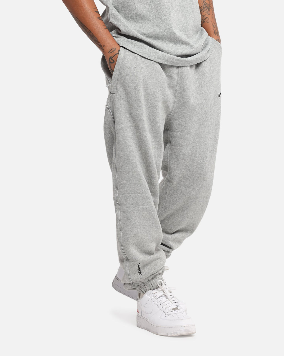 Nike Nocta Fleece CS Sweat Pants Dark Grey Heather