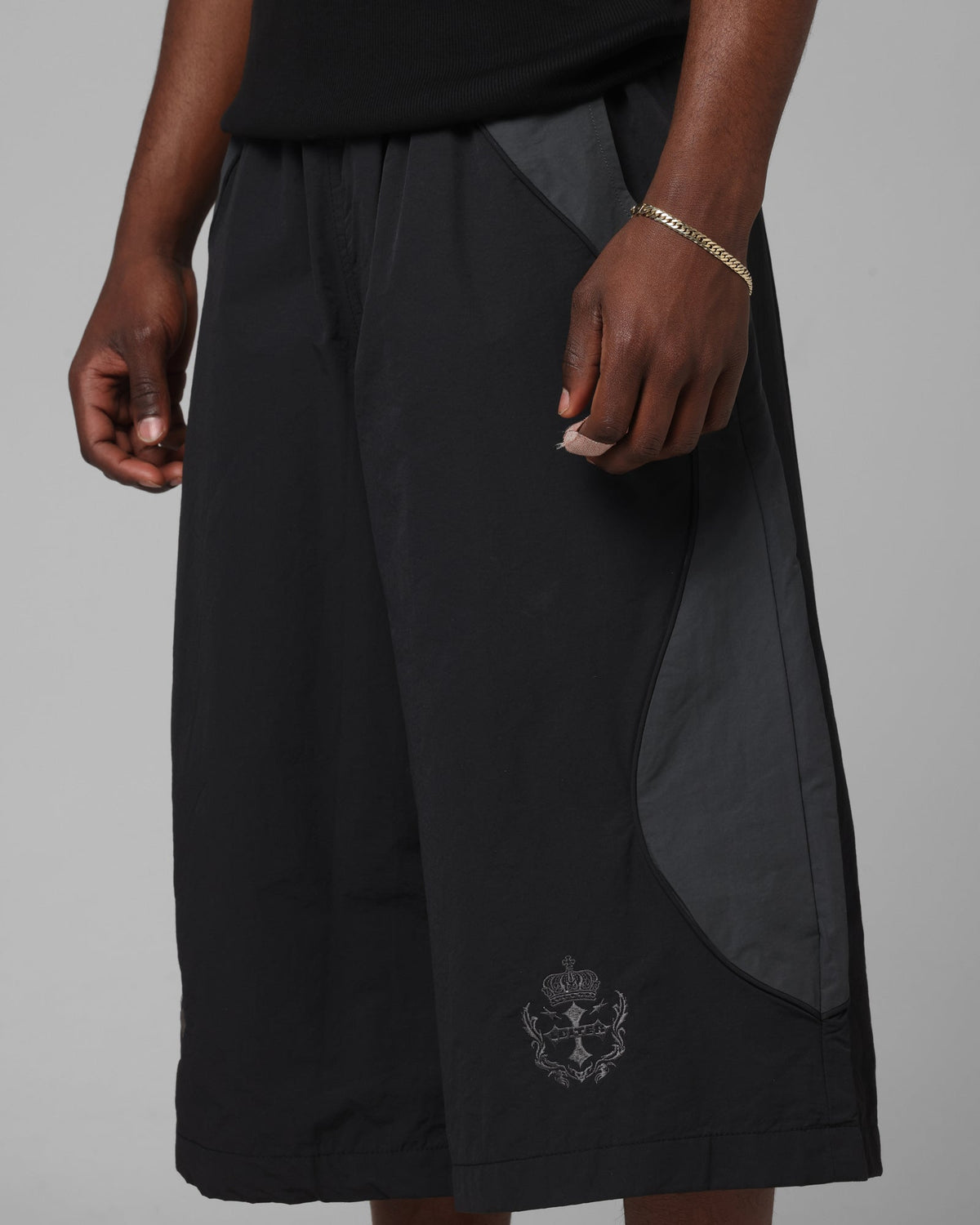 Loiter Club Classic Track Shorts Black