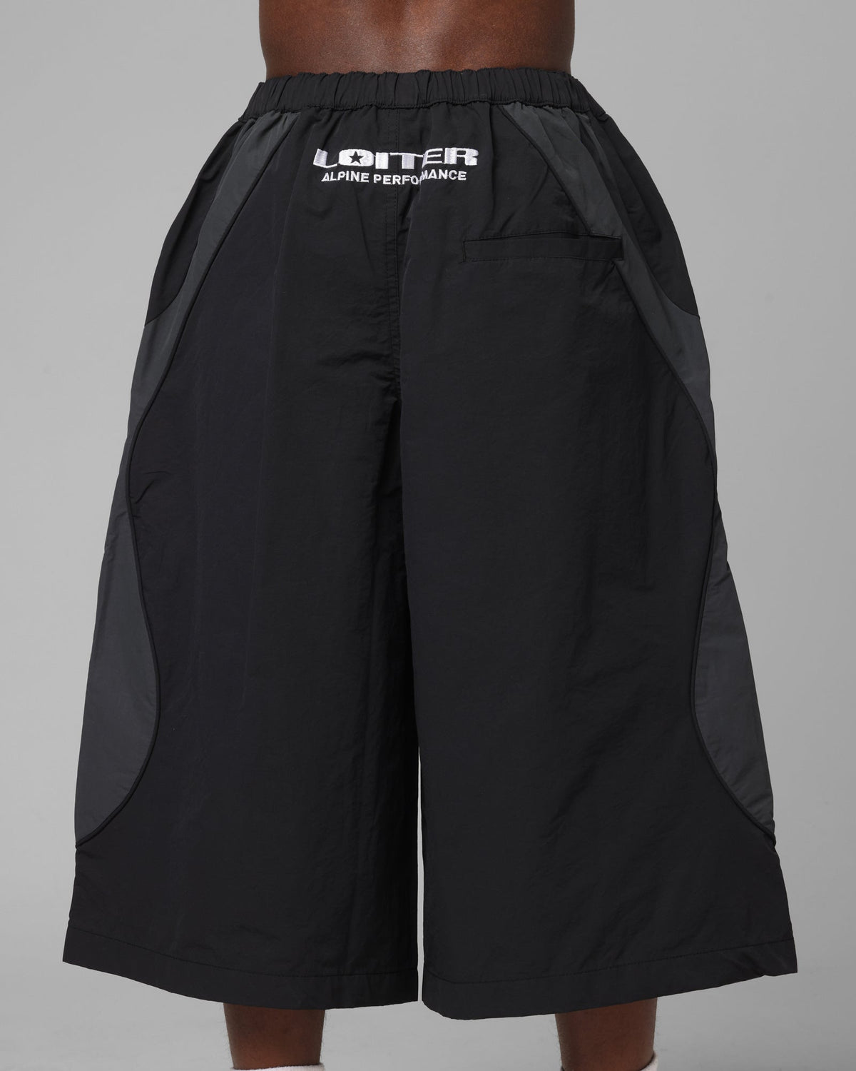 Loiter Club Classic Track Shorts Black