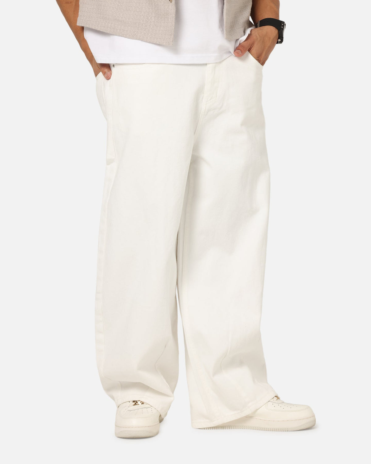 XXIII Balloon Jeans Off White