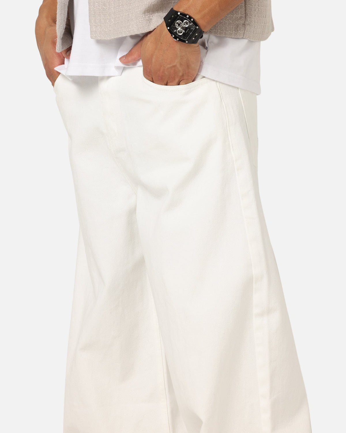 XXIII Balloon Jeans Off White