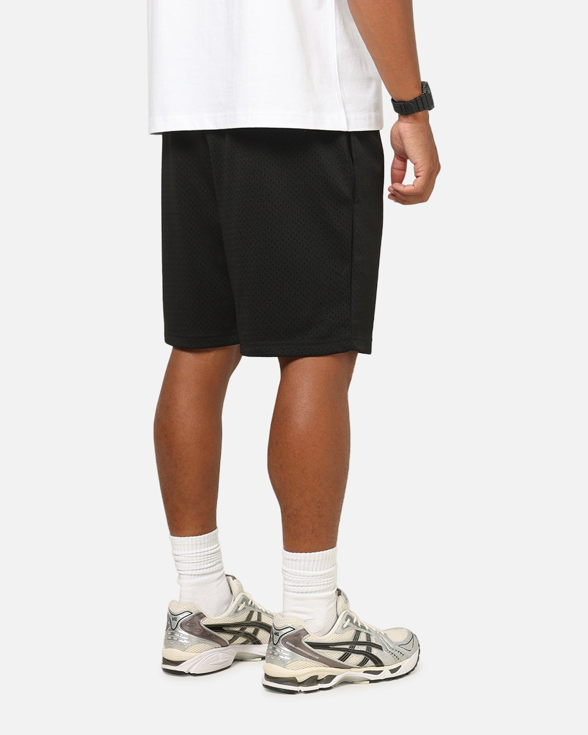 Mitchell & Ness Las Vegas Raiders Arch Script Shorts Black/White