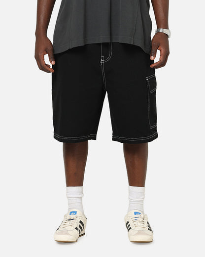 X-Large Italic Work Cargo Shorts Black