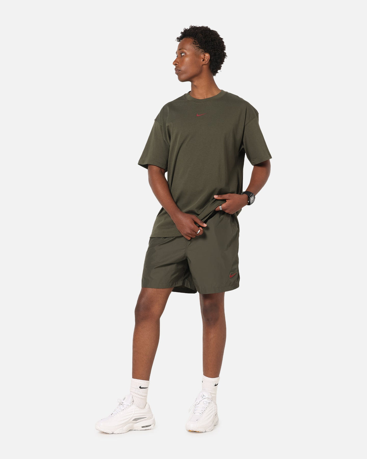 Nike Nocta Cardinal Nylon Shorts Khaki