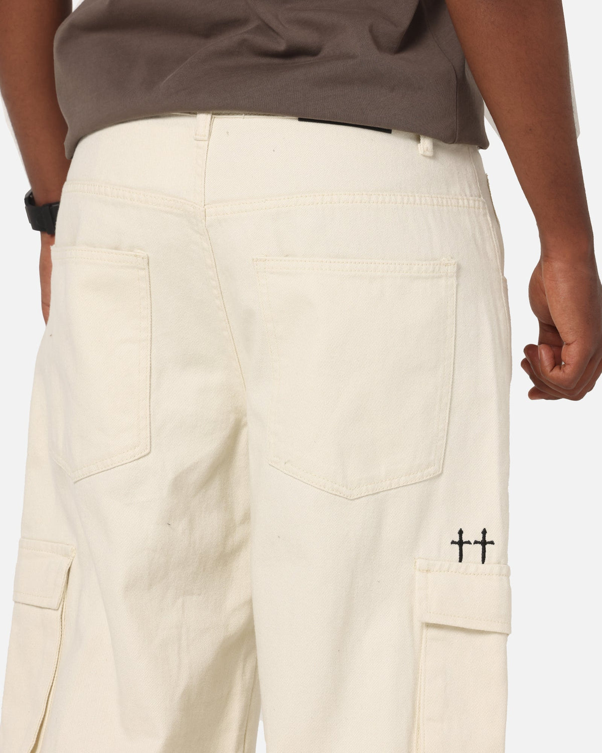 Saint Morta Baggy Workwear Jean Antique White