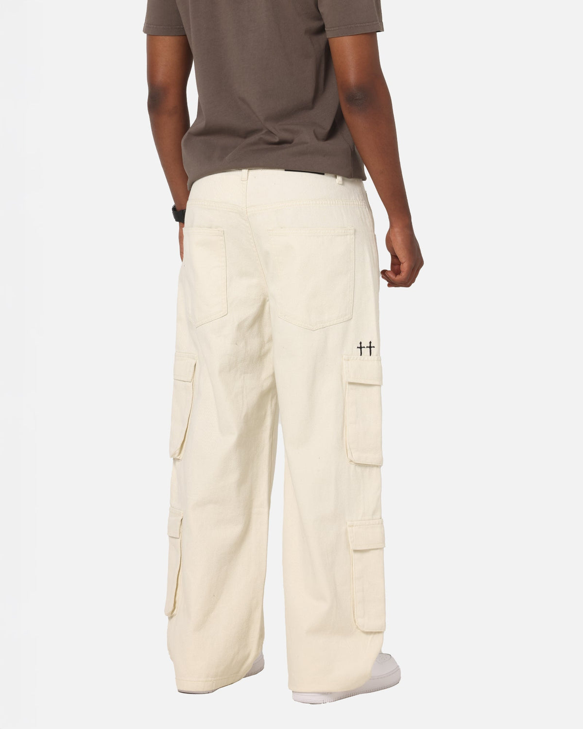Saint Morta Baggy Workwear Jean Antique White