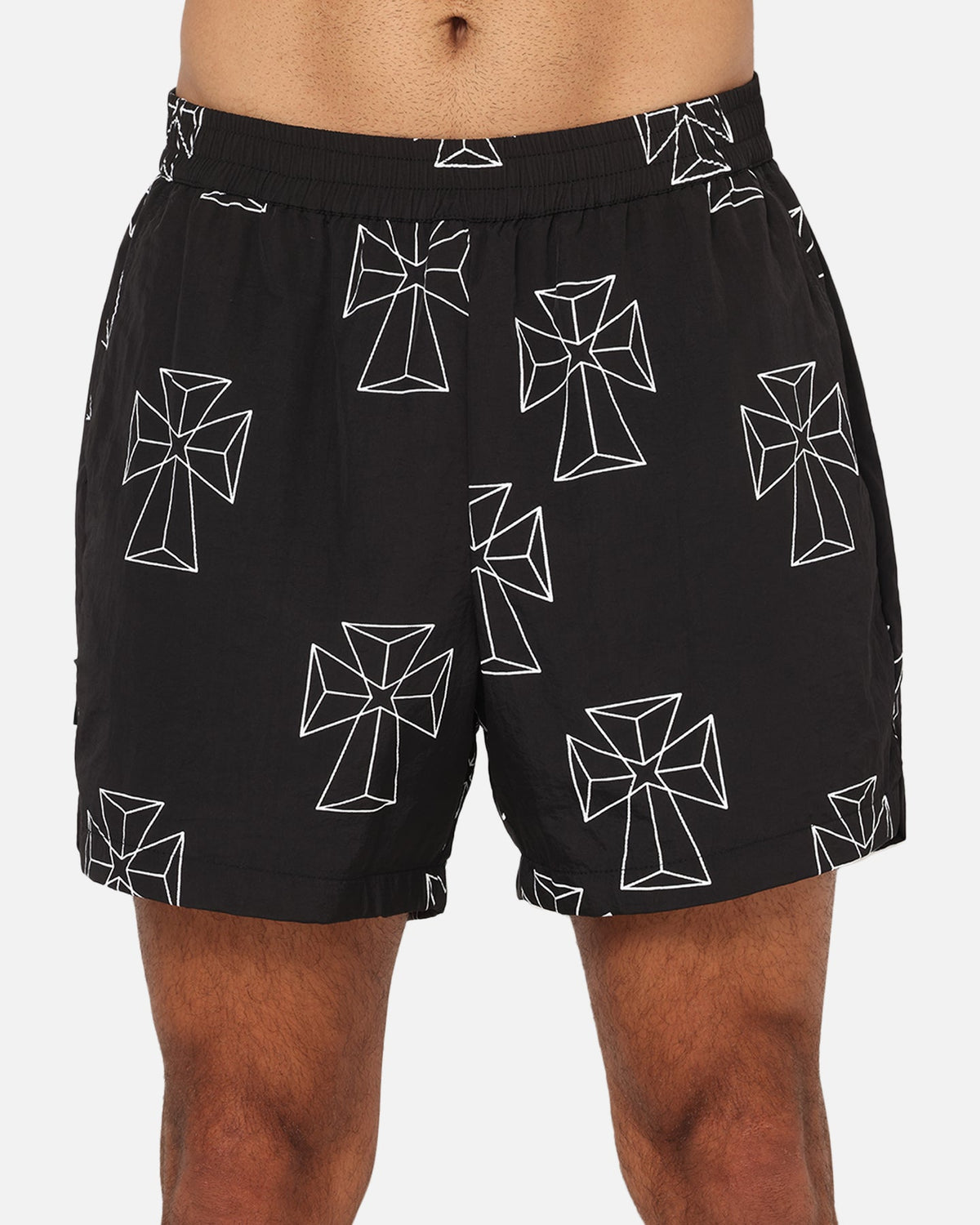 Saint Morta Holy Tide Beach Shorts Black